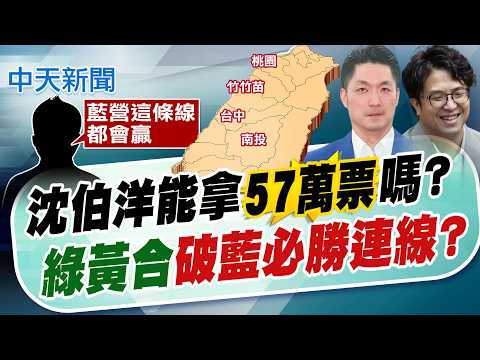 【張雅婷報新聞】沈伯洋能拿57萬票嗎? "綠黃合"破藍必勝連線?｜沈打造南港"一河一街一山" 徐巧芯:伯洋廢話體  精華版 20260522 @中天電視CtiTv thumbnail