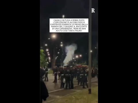 Cavalli fuggiti a Roma durante le prove della parata, la carabiniera: "Ho avuto paura" thumbnail