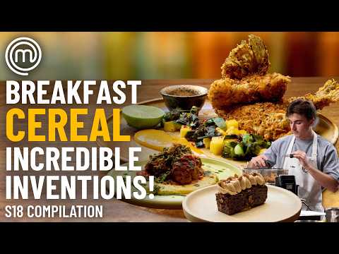 They Made THIS With Breakfast Cereal?! ? | S18 Ep6 | MasterChef Australia | Compilation thumbnail