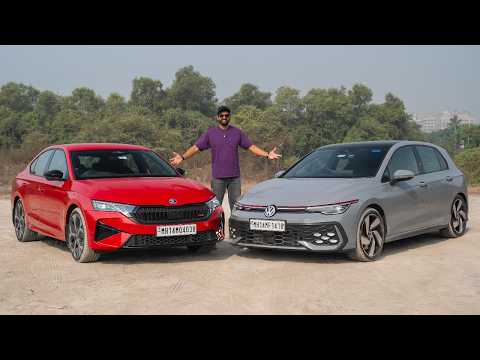 Skoda Octavia RS vs Volkswagen Golf GTI - Fast Sedan Or Hot Hatch? | Faisal Khan thumbnail