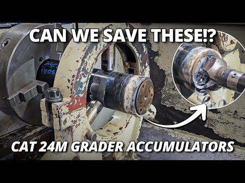 Seized Solid! Can We Save These CAT 24M Grader Accumulators? Part 1 thumbnail