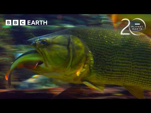Piranhas Strip a Fish to the Bone | 20 Years of Planet Earth | BBC Earth thumbnail