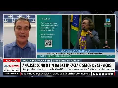 Fim da escala 6x1 é uma irresponsabilidade do governo federal, opina presidente da Abrasel thumbnail