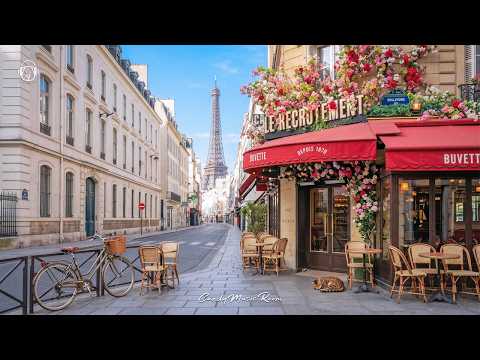 Outdoor Paris Cafe Ambience: Smooth Jazz & Relaxing City Sounds for Focus thumbnail