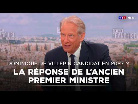 Dominique de Villepin candidat en 2027 ? La réponse de l'ancien Premier ministre｜TF1 INFO thumbnail