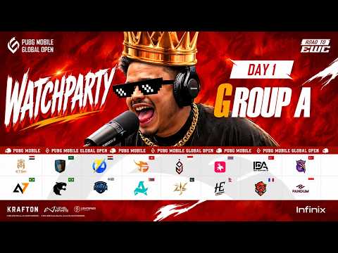 watchparty 2026 PMGO S1 Main Event | Group A | PUBG MOBILE Global Open Season 1 thumbnail
