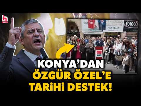 "Tarihin doğru tarafındaydık, yine oradayız!" CHP lideri Özgür Özel'e bir destek de Konya'dan! thumbnail