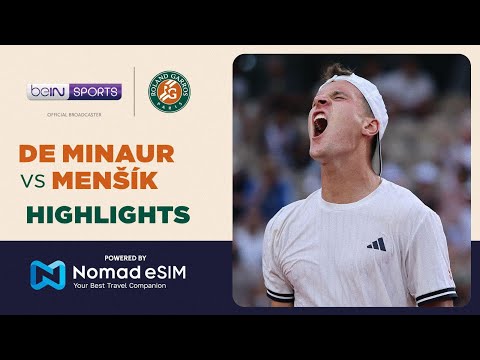 Alex de Minaur vs Jakub Menšík | Roland-Garros 2026 | Match Highlights thumbnail