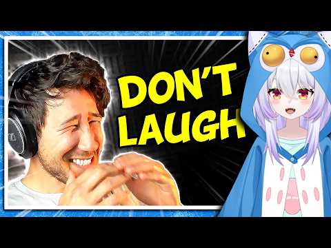 This is IMPOSSIBLE! Vtuber Reacts to Markiplier Try Not To Laugh Challenge for the First Time! thumbnail