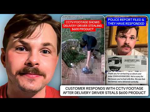 Customer Responds With CCTV Footage After Delivery Driver Steals $600 Product thumbnail