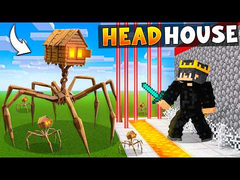 HOUSE HEAD vs SECURITY HOUSE in Minecraft! thumbnail