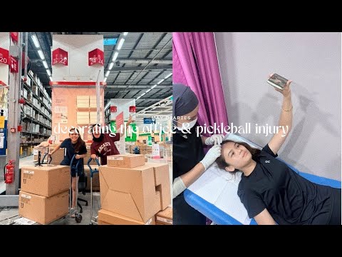 decorating our new office & the worst pickleball injury!!! | may diaries thumbnail