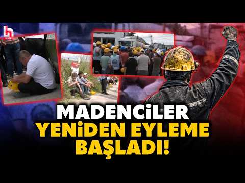 Hakları verilmeyen madenciler Ankara'da yeniden toplandı! Yolda yolları kesildi! Sıcak saatler... thumbnail