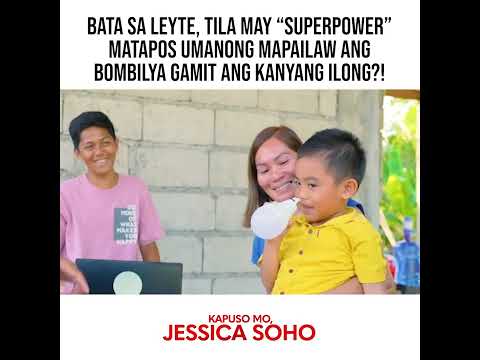 Bata, tila may “superpower” matapos mapailaw ang bombilya gamit ang ilong? | Kapuso Mo, Jessica Soho thumbnail
