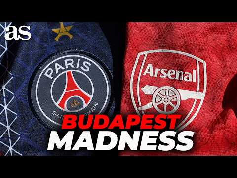 ARSENAL and PSG fans take over BUDAPEST | hear their match predictions thumbnail