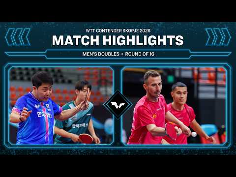 Lim/Oh vs Stanojkovski/Jakimovski | MD R16 | #WTTSkopje 2026 thumbnail