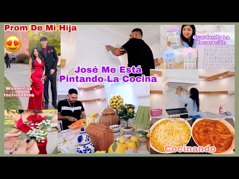 Que Hermosos Momentos ?Prom De Mi Hija-José Está Pintando La Cocina - Guardando La Decoración  thumbnail