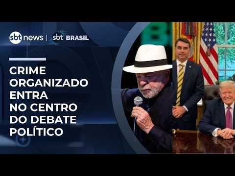 Combate ao crime organizado vira novo campo de embate político | #SBTBrasil thumbnail