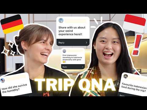 Weird experiences?! ? INDONESIA TRIP QnA!! ?? | After 4 WEEKS travel w/ my German friend ✈️ thumbnail