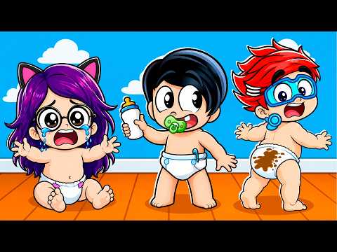 Tenemos Nuestra Propia FAMILIA DE BEBÉS en Brookhaven Roblox | Karim Juega thumbnail