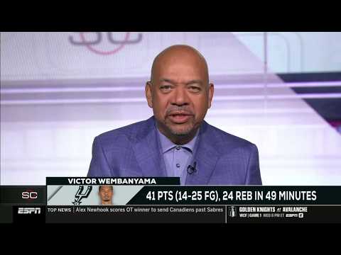 'Wemby spoil MVP moment for SGA" - Wilbon on Wemby drops 41 Pts, 24 Reb in Spurs Game 1 win over OKC thumbnail
