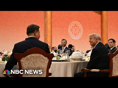 President Trump speaks at a state banquet amid the U.S.-China summit thumbnail