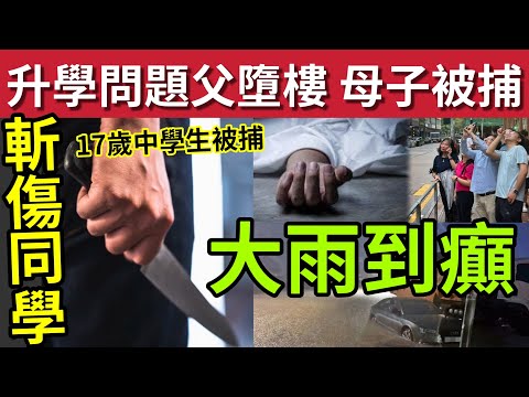 有可疑！升學問題「父墮樓」母子被捕！#伍間新聞 香港北區超級大雨！浸到上心口！中學生斬同學被捕！#天文台 thumbnail