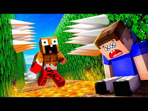 НЕ ХОДИ ТУДА!😱 САМЫЙ УЖАСНЫЙ ЛАБИРИНТ В МАЙНКРАФТ! thumbnail