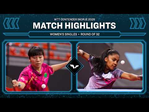 Peng Yu-Han vs Prithika Pavade | WS R32 | #WTTSkopje 2026 thumbnail