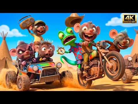 Desert Chase Adventure 🏜️🚓 Brave Kids vs Master Thief | Kids Story + Songs | Billion Surprise Toys thumbnail