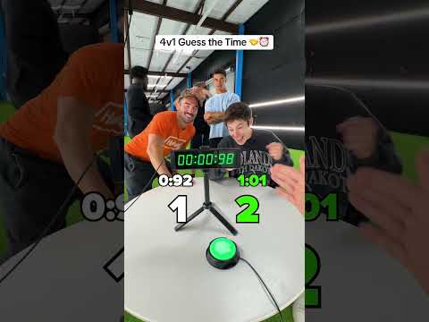 4v1 Guess the Time 😂 First to 3 WINS 🏆 thumbnail