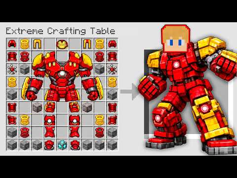 POSSO Fazer ARMADURAS do HOMEM DE FERRO no Minecraft! thumbnail