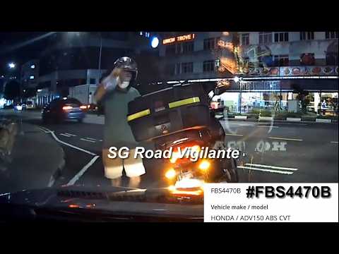 24may2026  #FBS4470B honda adv 150 stopped at zebra crossing and claimed camcar had rear ended him thumbnail