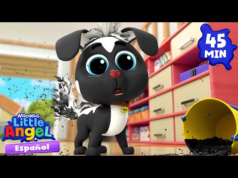 ¡Hay un zorrillo oloroso en la casa! 🤮 Canciones Infantiles 🎵 Little Angel Español thumbnail