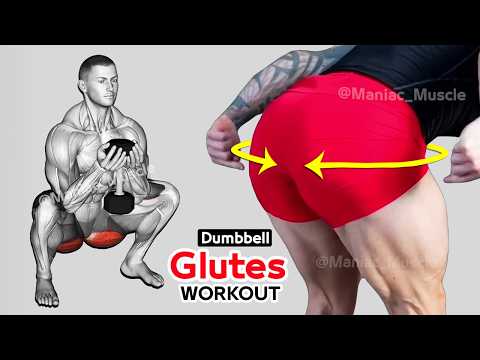 Best Glutes with Dumbbells 💥 Build Bigger Glutes FAST thumbnail