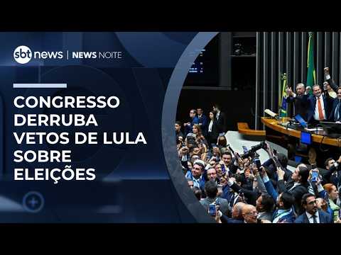 Congresso derruba vetos de Lula na LDO eleitoral | #NewsNoite thumbnail