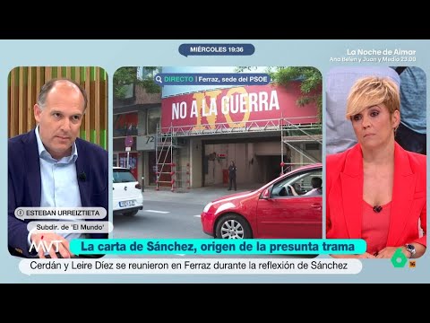La reflexión de Urreiztieta sobre el caso Leire Díez: "Es la kitchen del PSOE" - Más Vale Tarde thumbnail
