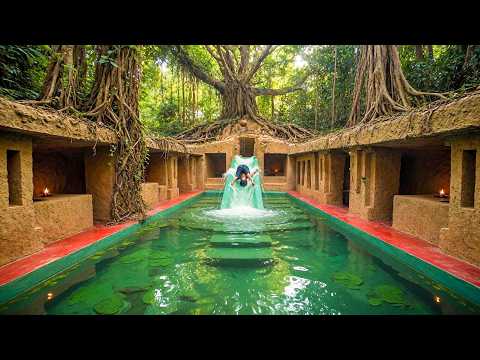 From Dirt to Paradise — Building an Incredible Underground Water Slide Temple thumbnail