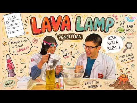 Ayah Dan Beryl Mencoba Membuat Lava Lamp! 🔥 💡 #arinagafamily #vlogarinaga thumbnail