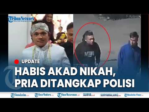 ?DIDUGA TERLIBAT CURANMOR, PRIA DITANGKAP Sehabis Akad Nikah di Garut, Masih Pakai Baju Pengantin thumbnail