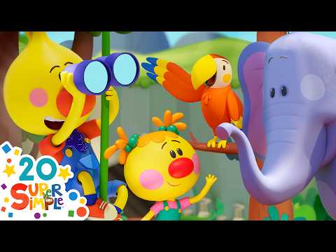 There's An Animal That I See | Explore and Discover Animals! | Super Simple Songs thumbnail