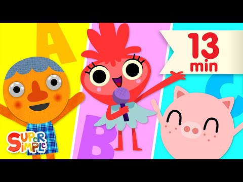 The Alphabet Is So Much Fun | + More ABCs Songs for Kids | Super Simple ABCs thumbnail