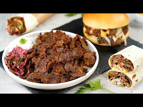 ওভেন ছাড়া চুলাতেই বানিয়ে ফেলুন ভাইরাল ডোনার কাবাব সাথে ২রকম স্যালাড| Homemade Donner Kebab Recipe thumbnail