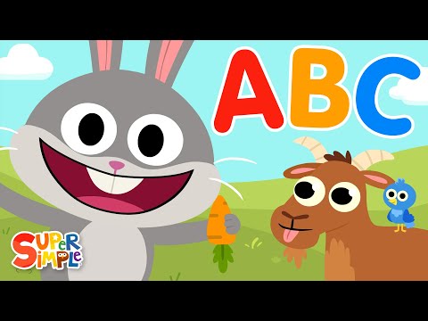 ABC Hop! 🐰 |  | Kids Alphabet Song for Spring | Super Simple ABCs thumbnail