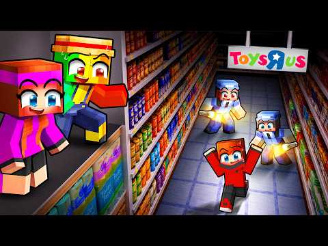 On a SURVECU secrètement dans un MAGASIN sur Minecraft ! thumbnail