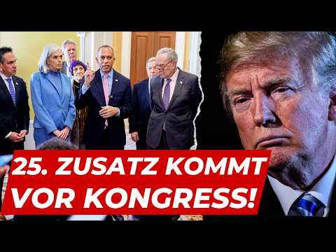 US-Demokraten machen Ernst: 25. Verfassungszusatz gegen Trump wird aktiviert! thumbnail