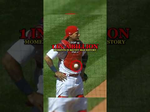 Top 15 1 In A Billion Moments in MLB History | Part 1 thumbnail