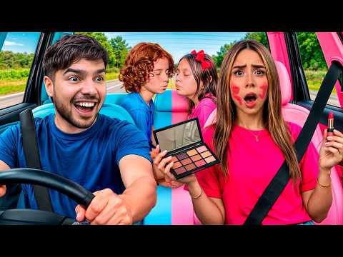 AZUL VS ROSA: 24 HORAS VIVIENDO EN UN SOLO COLOR 😱 thumbnail