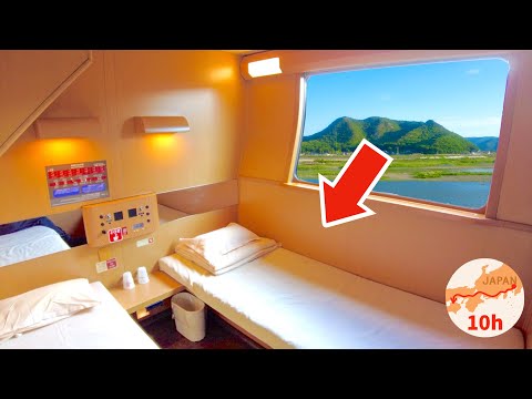 Overnight Sleeper Train in Japan 😴 Twin Room Experience 🛏 10 Hour Trip from TOKYO Solo Travel Vlog thumbnail