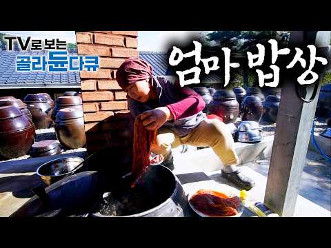 ?밥 한 술에도 담겨있는 엄마의 손맛. 밥심 든든히 채워주는 고향 밥상?｜뜨끈한 쌀밥에 푸짐하게 한 상 차려진 밥상 먹방 1시간 몰아보기｜한국기행｜#tv로보는골라듄다큐 thumbnail